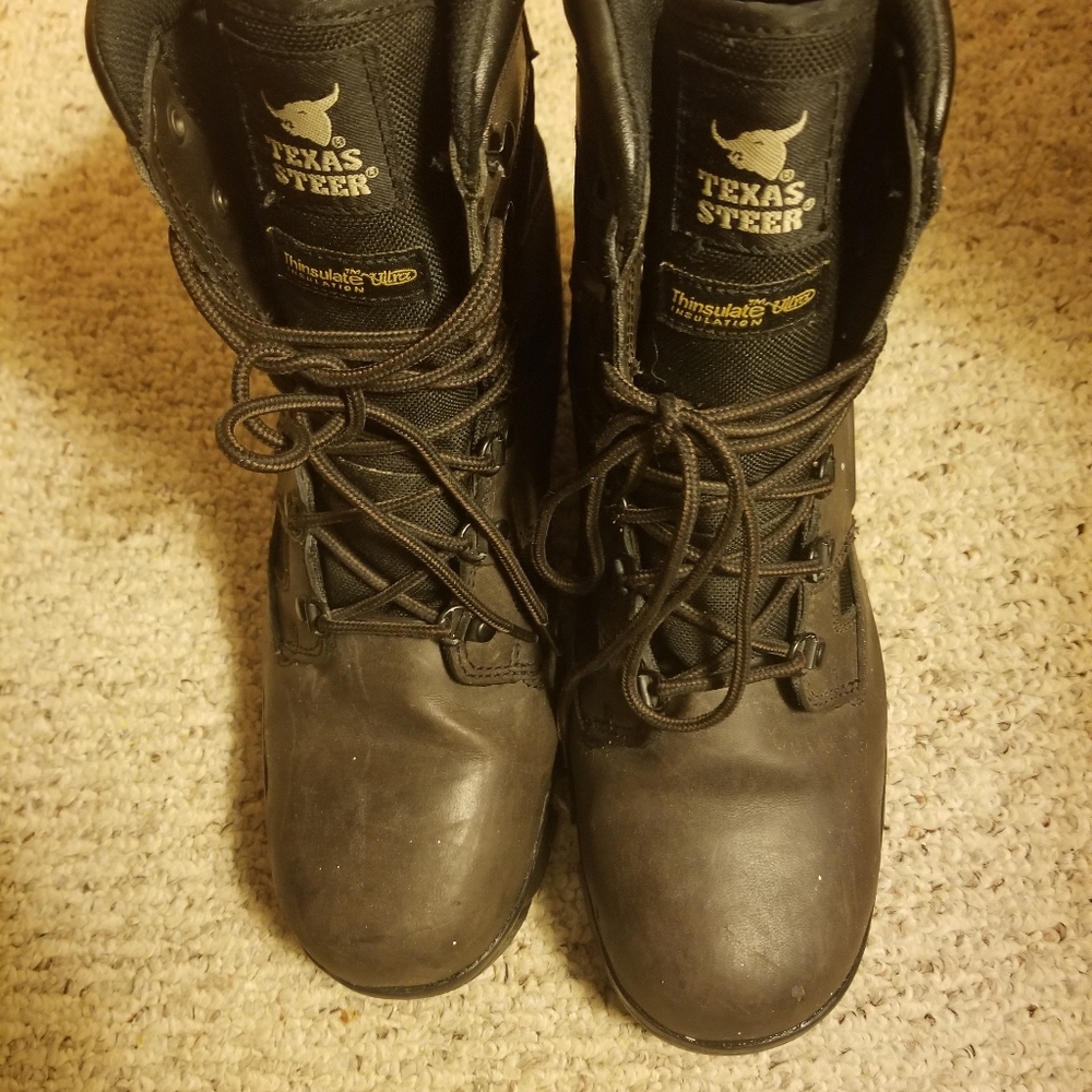 Texas Steer Thinsulate Ultra Insulation Boots Size